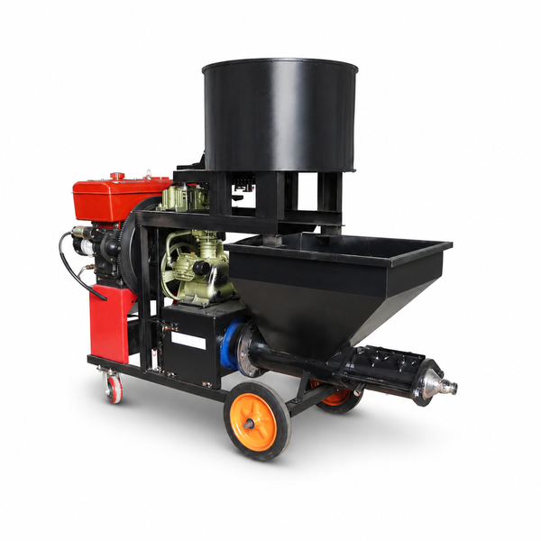 MÁY PHUN VỮA CHẠY DẦU TÍCH HỢP CỐI TRỘN 60AK-D
