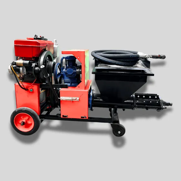 MÁY PHUN HỒ VỮA TRÁT TƯỜNG CHẠY DẦU DIESEL ST-M6