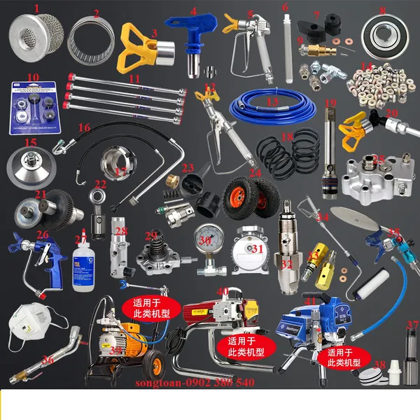 LINH KIỆN-PHỤ KIỆN MÁY PHUN SƠN