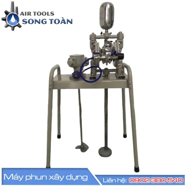 MÁY BƠM MÀNG SƠN KẾT HỢP MÁY KHUẤY 20L