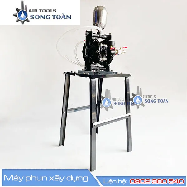 MÁY BƠM MÀNG SƠN KHÍ NÉN ST-A10 (MÀU ĐEN)