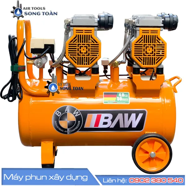 MÁY NÉN KHÍ BAW 4.0HP - 50 LÍT CAM