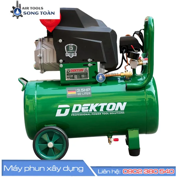 MÁY NÉN KHÍ DEKTON 3.5HP-30 LÍT XANH