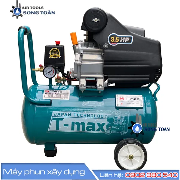 MÁY NÉN KHÍ TMAX 3.5HP-30 LÍT XANH