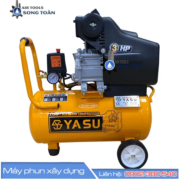 MÁY NÉN KHÍ YASU 3HP-30 LÍT VÀNG