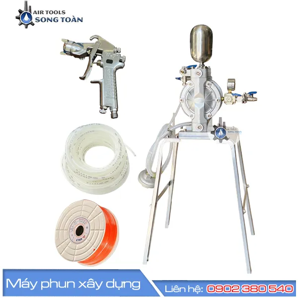 MÁY PHUN SƠN PU CHO GỖ CHÍNH HÃNG