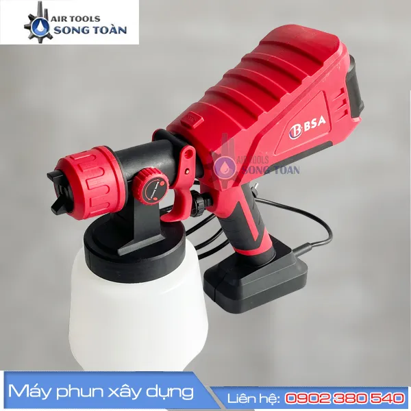MÁY PHUN SƠN NƯỚC CẦM TAY DÙNG ĐIỆN JH09 BSA