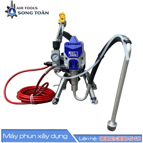 MÁY PHUN SƠN PISTON CAO CẤP SƠN NƯỚC DẦU EPOXY ST-3900