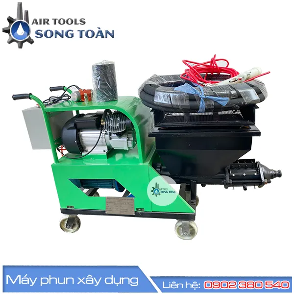 MÁY PHUN VỮA HỒ XI MĂNG TRÁT TƯỜNG