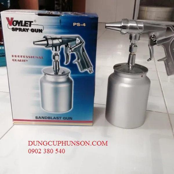 SÚNG PHUN CÁT CẦM TAY KHÍ NÉN VOYLET PS-4