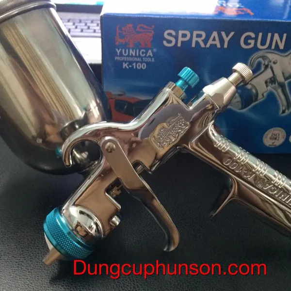 Súng phun sơn xe máy ô tô Yunica -Taiwan