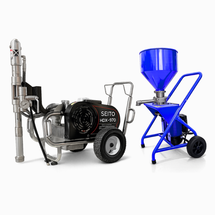 COMBO MÁY PHUN BỘT + MÁY NGHIỀN BỘT 