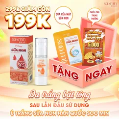 Ủ trắng sữa non soo min