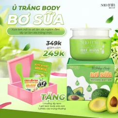 Ủ trắng body bơ sữa soo min