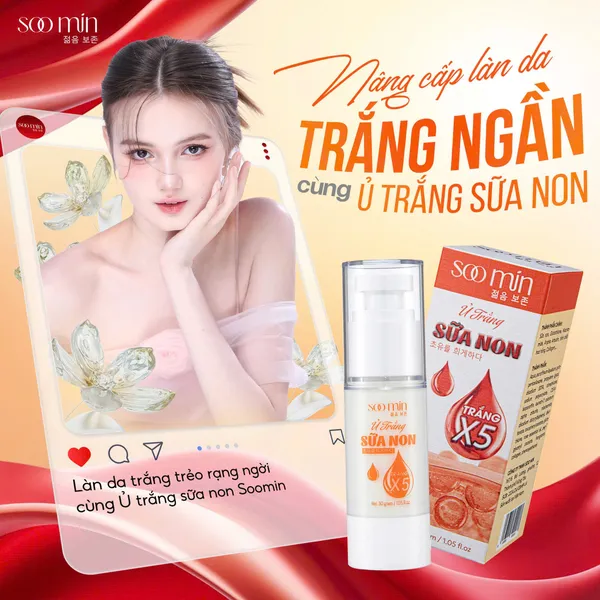 Ủ trắng sữa non soo min