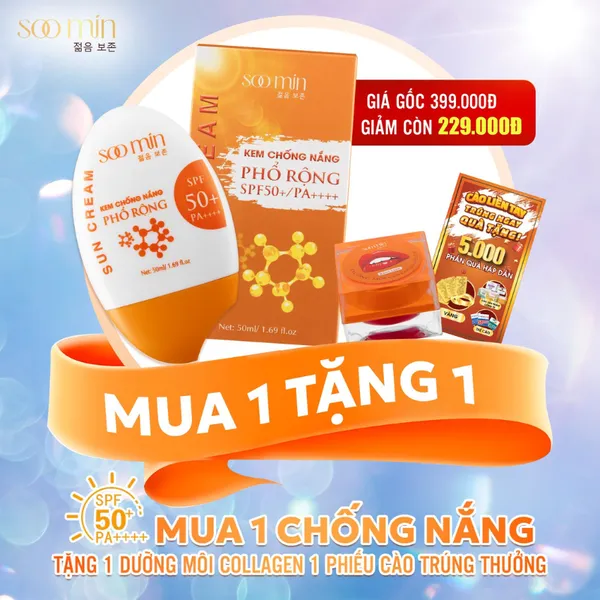 Chống nắng phổ rộng soo min