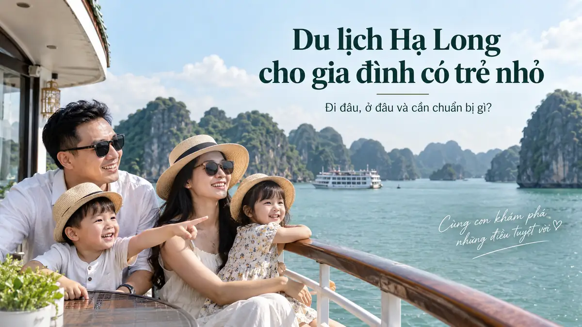 Du lịch Hạ Long cho gia đình có trẻ nhỏ