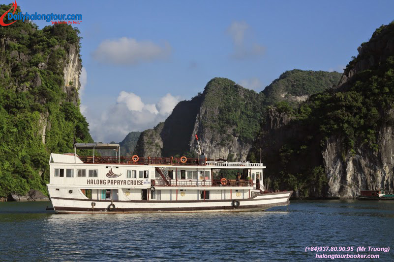 Du thuyền Papaya Deluxe 2sao Du thuyền Papaya Deluxe 2sao