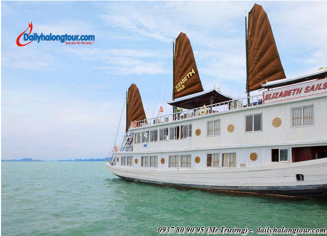 Tour du thuyền Elizabeth Sails (2 ngày 1 đêm) Tour du thuyền Elizabeth Sails (2 ngày 1 đêm)