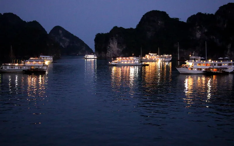 Enjoy a unique night squid fishing experience on a Halong Bay cruise