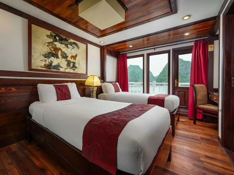 Hera Cruise - Du thuyền 5 sao cao cấp tại Vịnh Hạ Long, 2 ngày 1 đêm.
