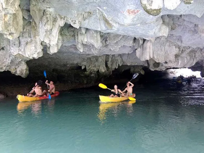 TWO DAYS - 1 NIGHT BOAT TRIP TO LAN HA -HA LONG  BAY