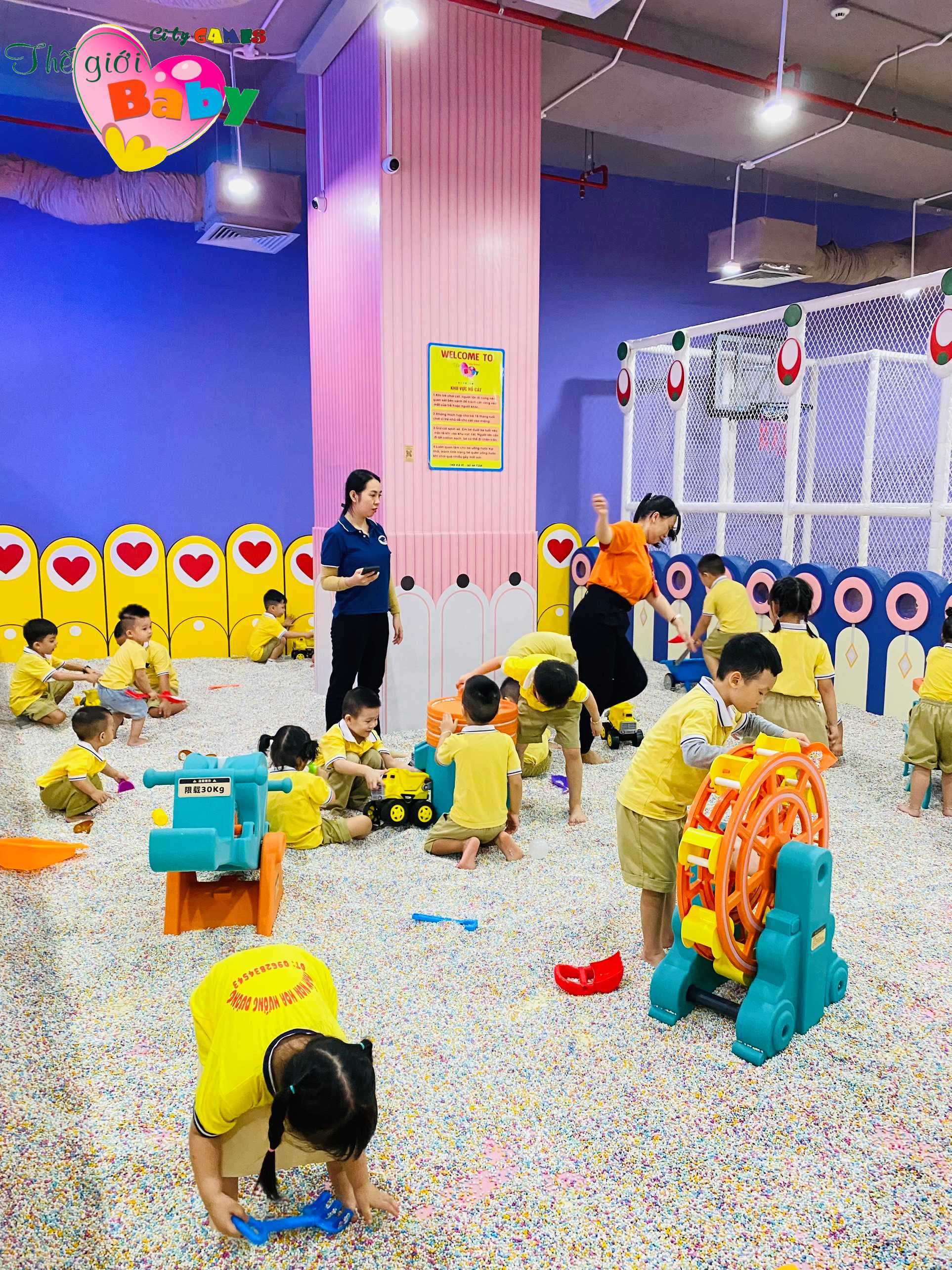 Thế Giới Baby - City Games tặng hoa, miễn phí vé vào cổng cho thầy cô giáo và học sinh nhân ngày nhà giáo Việt Nam 20/11