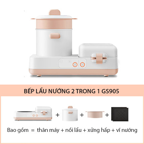 Bữa sáng nhanh chóng cùng máy nướng bánh Joyoung SK06K-GS950 2 trong 1