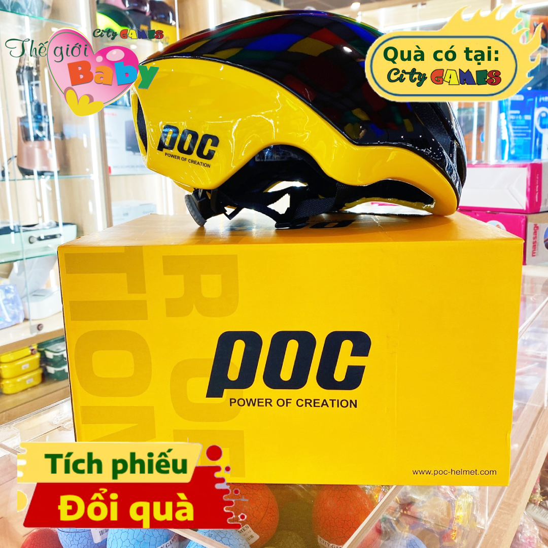 Nón bảo hiểm Poc thời trang, gọn nhẹ và thoáng khí