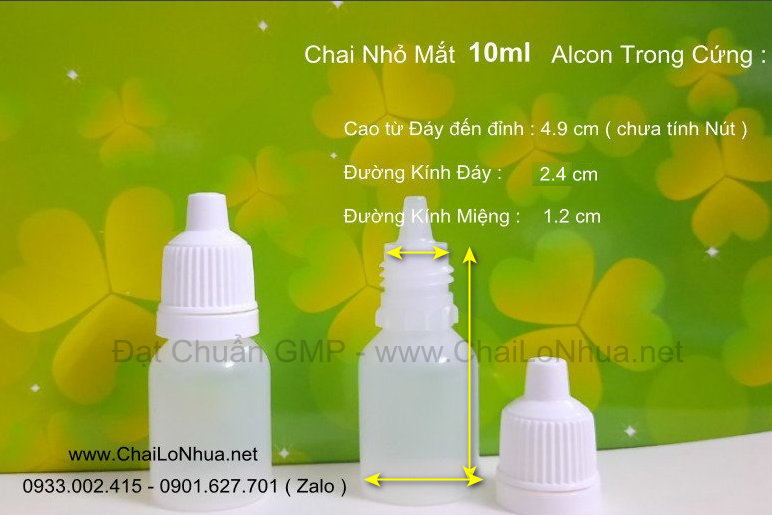 Chai nhỏ giọt 10ml Thân Trong Alcon tự hào là đối tác tin cậy của các công ty dược trên khắp thế giới