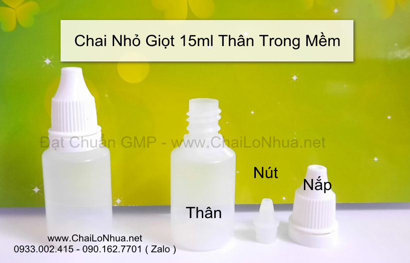 Chai 15ml không chỉ dành cho việc tiêm mắt mà còn phù hợp cho tiêm tai