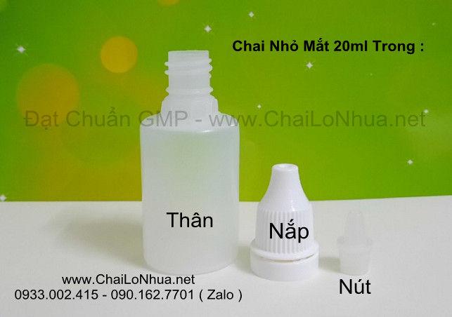 Chai nhựa nhỏ giọt 20ml cũng là một yếu tố quan trọng khiến cho nó trở nên phổ biến