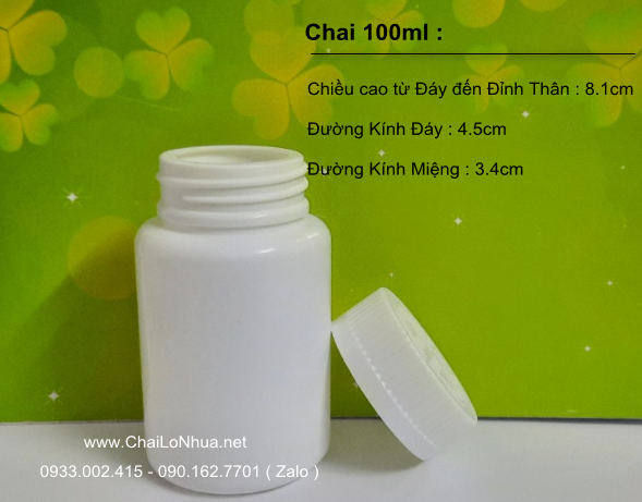 𝐕𝐨̉ 𝐜𝐡𝐚𝐢 𝐧𝐡𝐮̛̣𝐚 đ𝐮̛̣𝐧𝐠 𝐭𝐡𝐮𝐨̂́𝐜 𝐯𝐢𝐞̂𝐧 𝟏𝟎𝟎𝐦𝐥