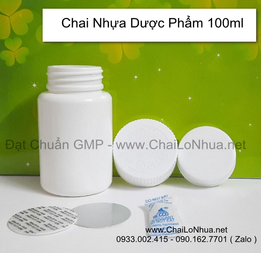 chai nhựa dược phẩm đựng thuốc viên
