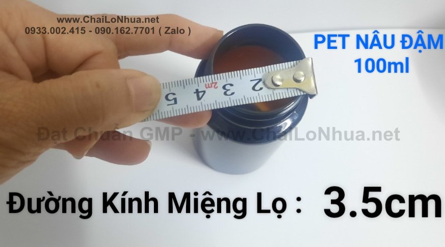 chai nhựa pet nâu 100ml