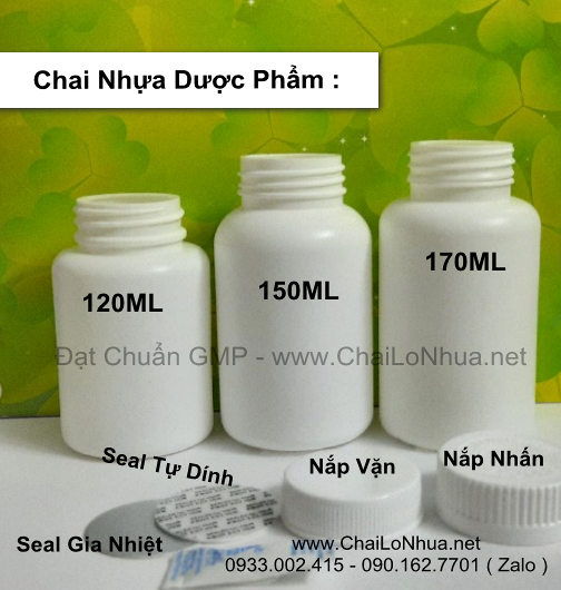 Chai nhựa dược phẩm 120ml màu trắng sữa