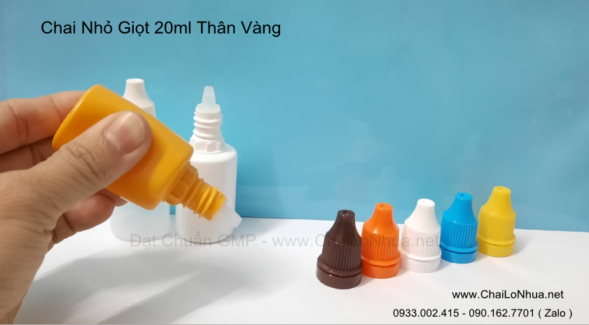 Vỏ Chai Nhỏ Giọt 20ml đựng được phẩm An Toàn Vệ Sinh