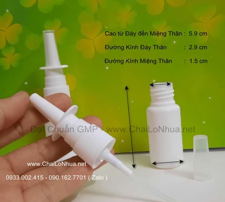 Chai xịt 15ml khử khuẩn