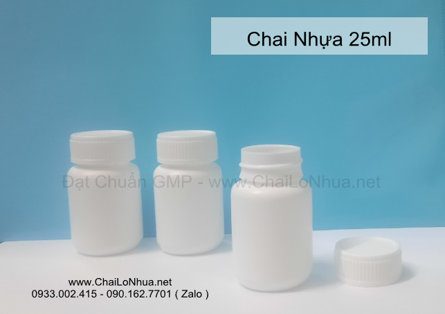 chai nhựa 25ml