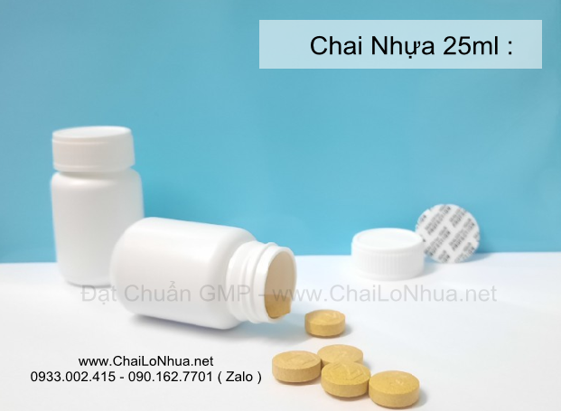 Chai nhựa 25ml có sẵn trong nhiều mẫu mã và màu sắc, giúp tạo điểm nhấn cho sản phẩm và thu hút sự chú ý của người tiêu dùng