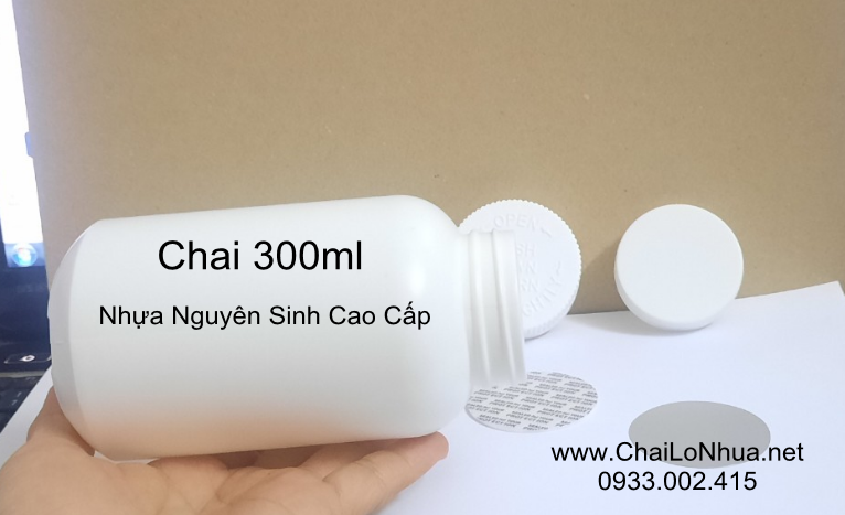 chai nhựa 300ml không chỉ giới hạn trong việc đóng gói thuốc viên mà còn đáp ứng cho nhiều loại thuốc khác nhau