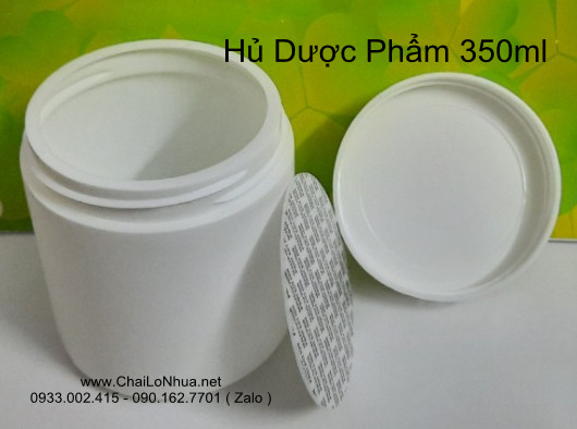 Hủ 350ml miệng hủ lớn, dễ dàng đóng và mở