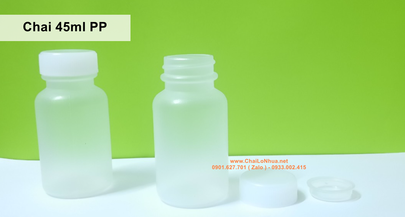 Chai nhựa 45ml PP