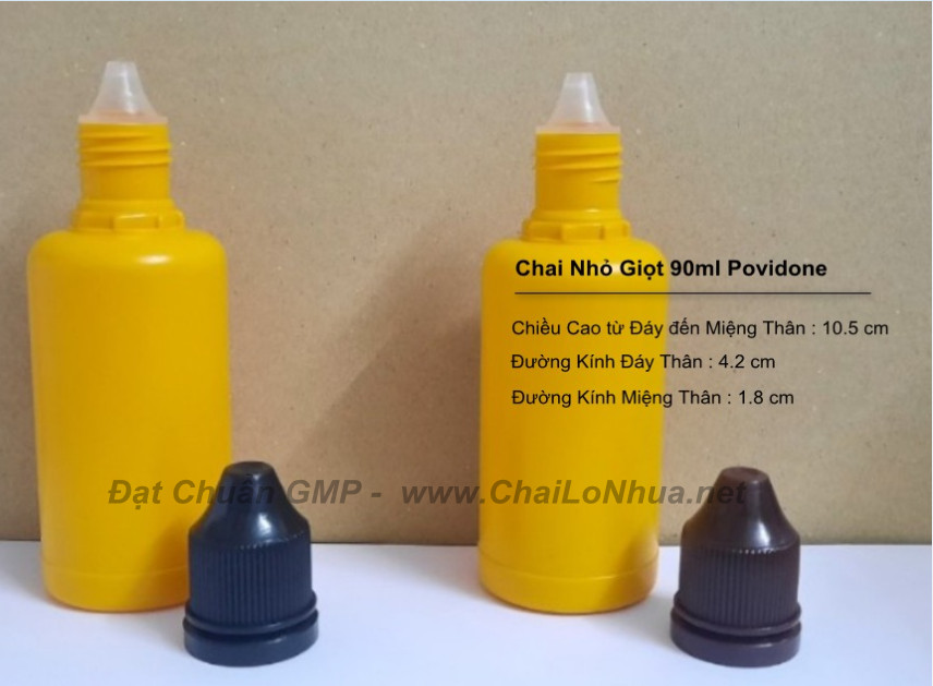 Vỏ lọ nhựa y tế povidone 90ml cũng được sử dụng trong lĩnh vực nông nghiệp để chiết thuốc và dung dịch chăm sóc cây trồng.