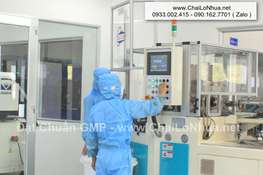 Vo chai lo nhua duoc pham sach