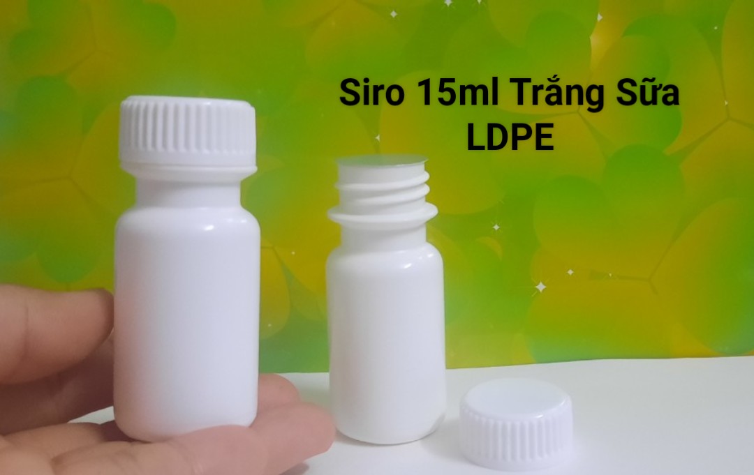 chai nhựa 15ml đựng thuốc nước