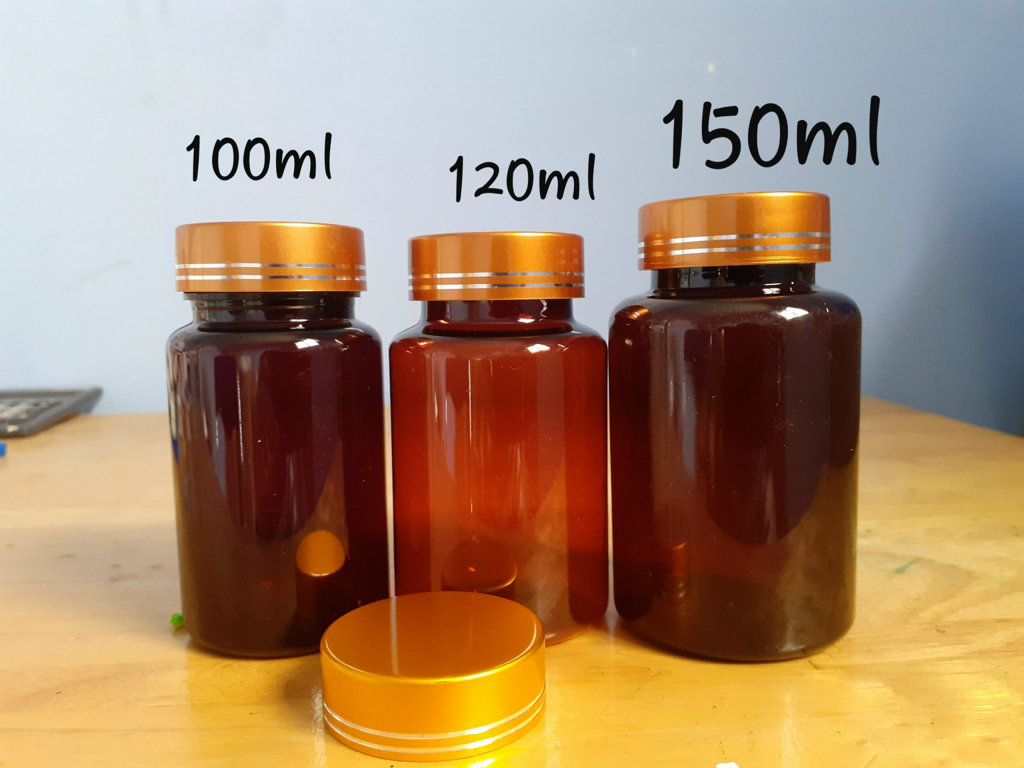 Chai nhựa pet đựng thuốc viên dung tích 100ml, 120ml, 150ml