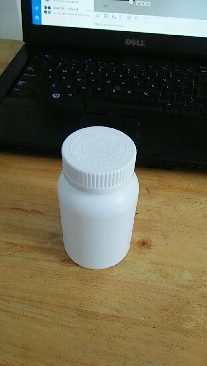 Chai nhựa 150ml đóng thuốc viên theo tiêu chuẩn GMP