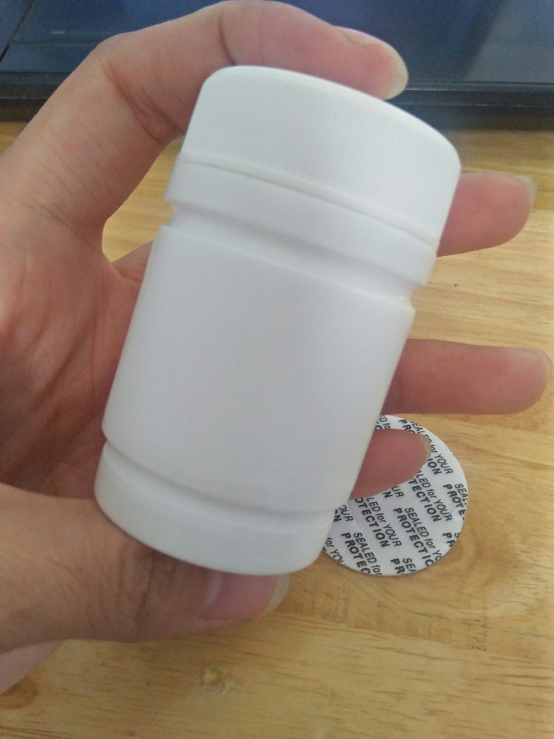 Chai nhựa 50ml 2 ngấn thích hợp đựng thuốc viên số lượng ít