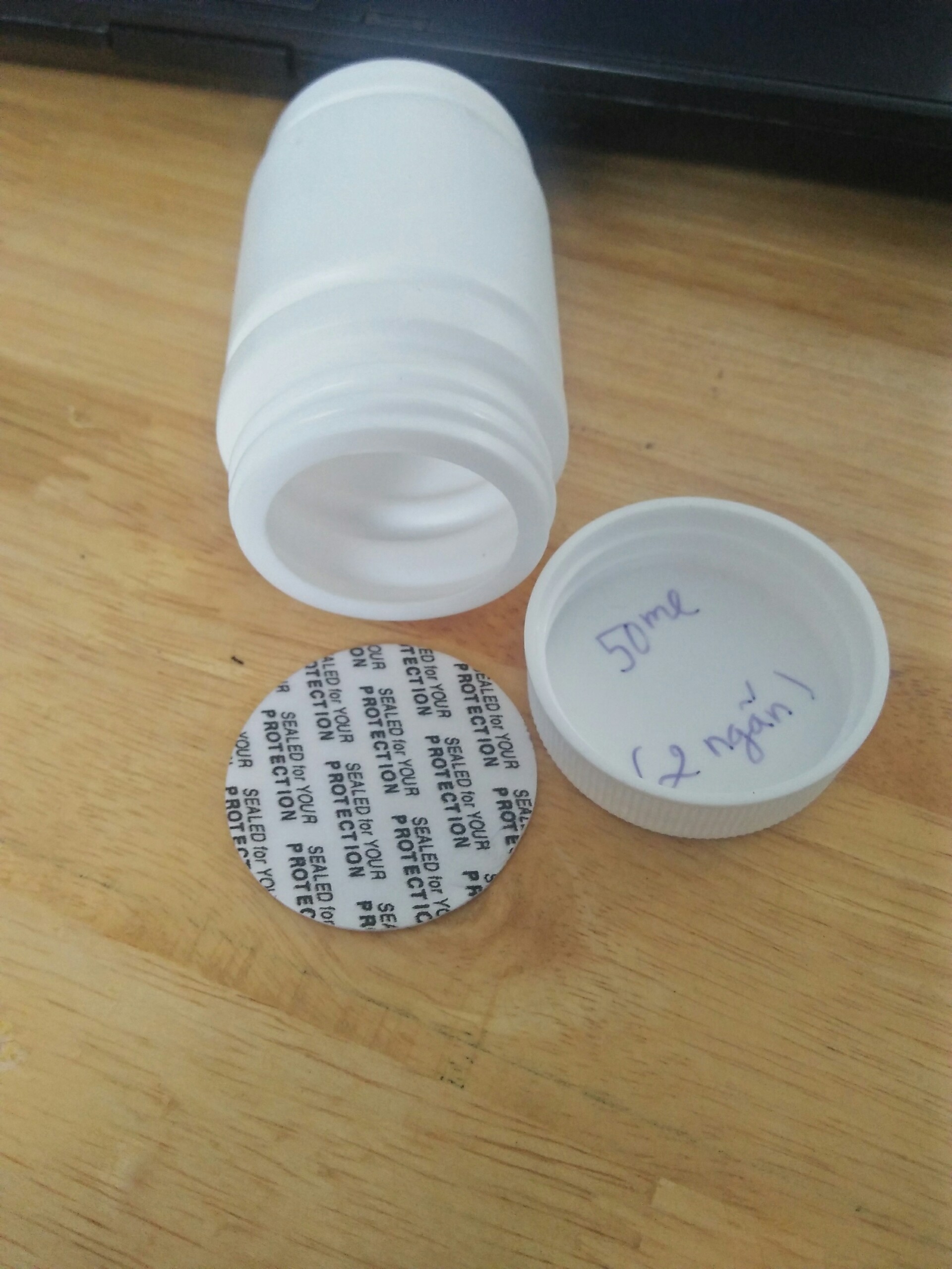 50ml cấu tạo 2 ngấn